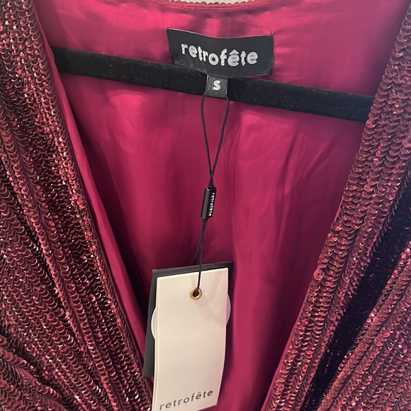 Retrofete Gabrielle Wrap Dress - Picture 3 of 5